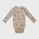 BLUEBERRY WAFFLE LONG SLEEVE BODYSUIT