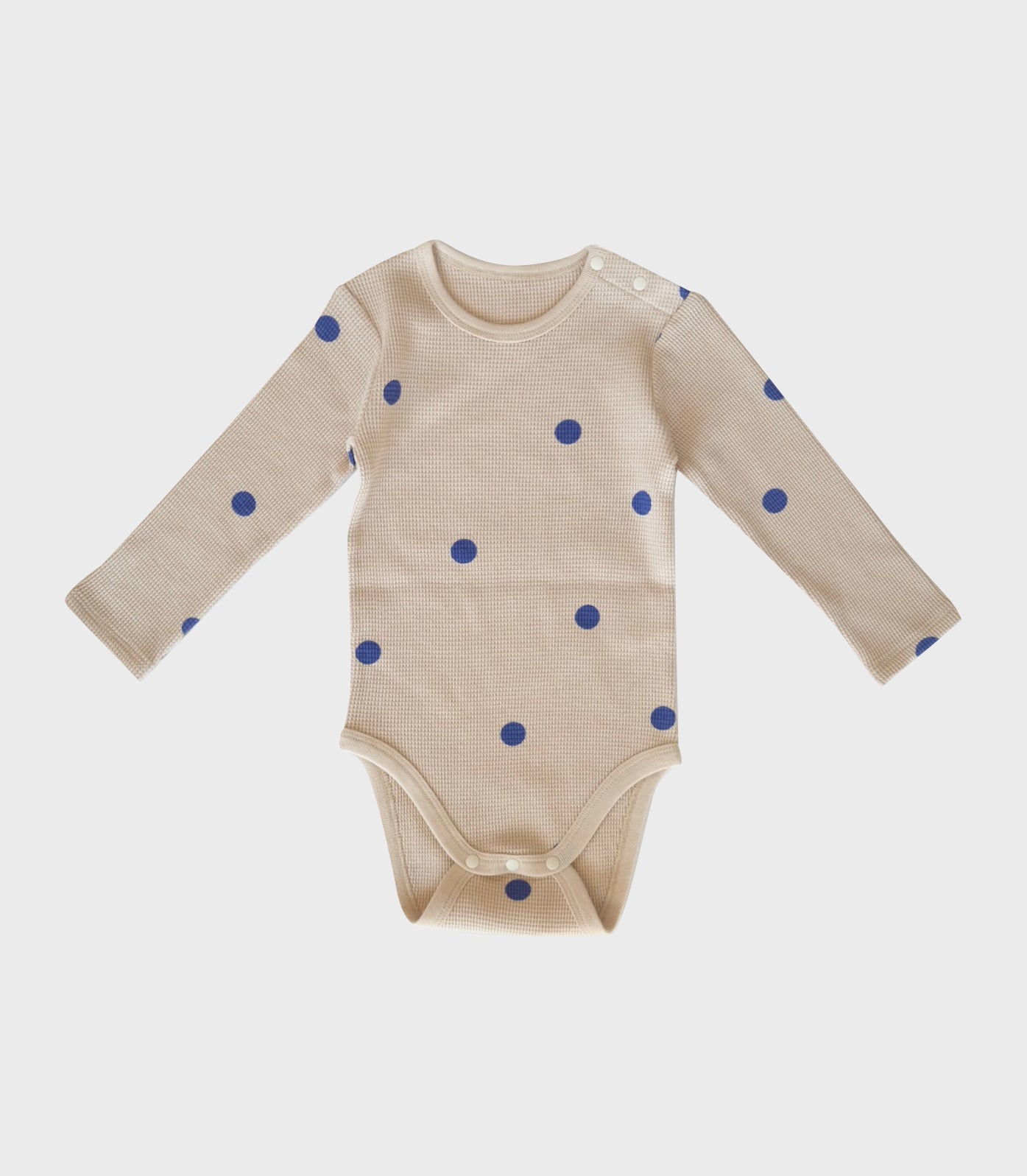 BLUEBERRY WAFFLE LONG SLEEVE BODYSUIT