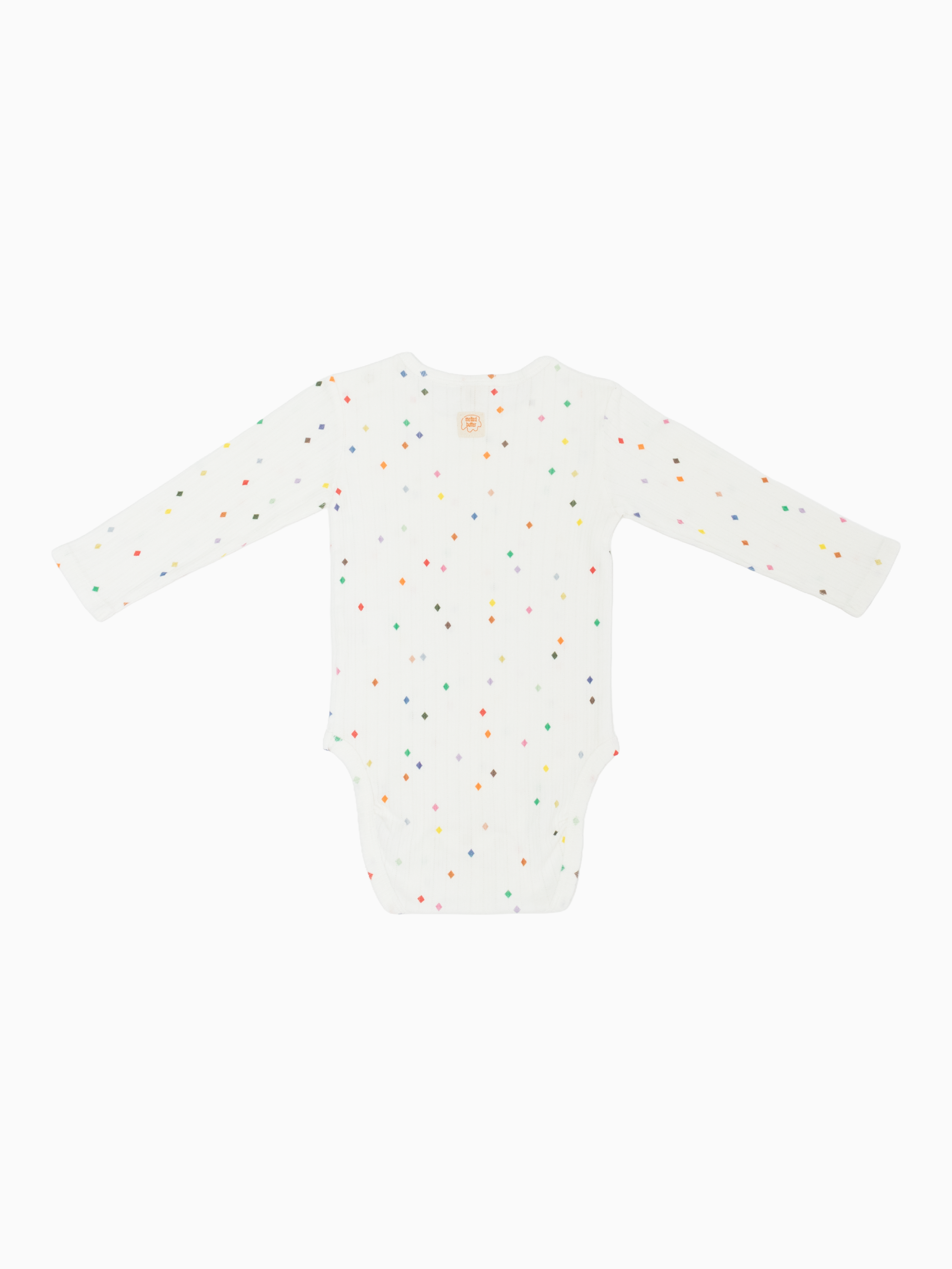 RAINBOW DIAMONDS LONG SLEEVE BODYSUIT