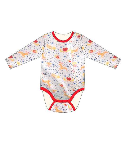 MAGICAL DEER LONG SLEEVE BODYSUIT