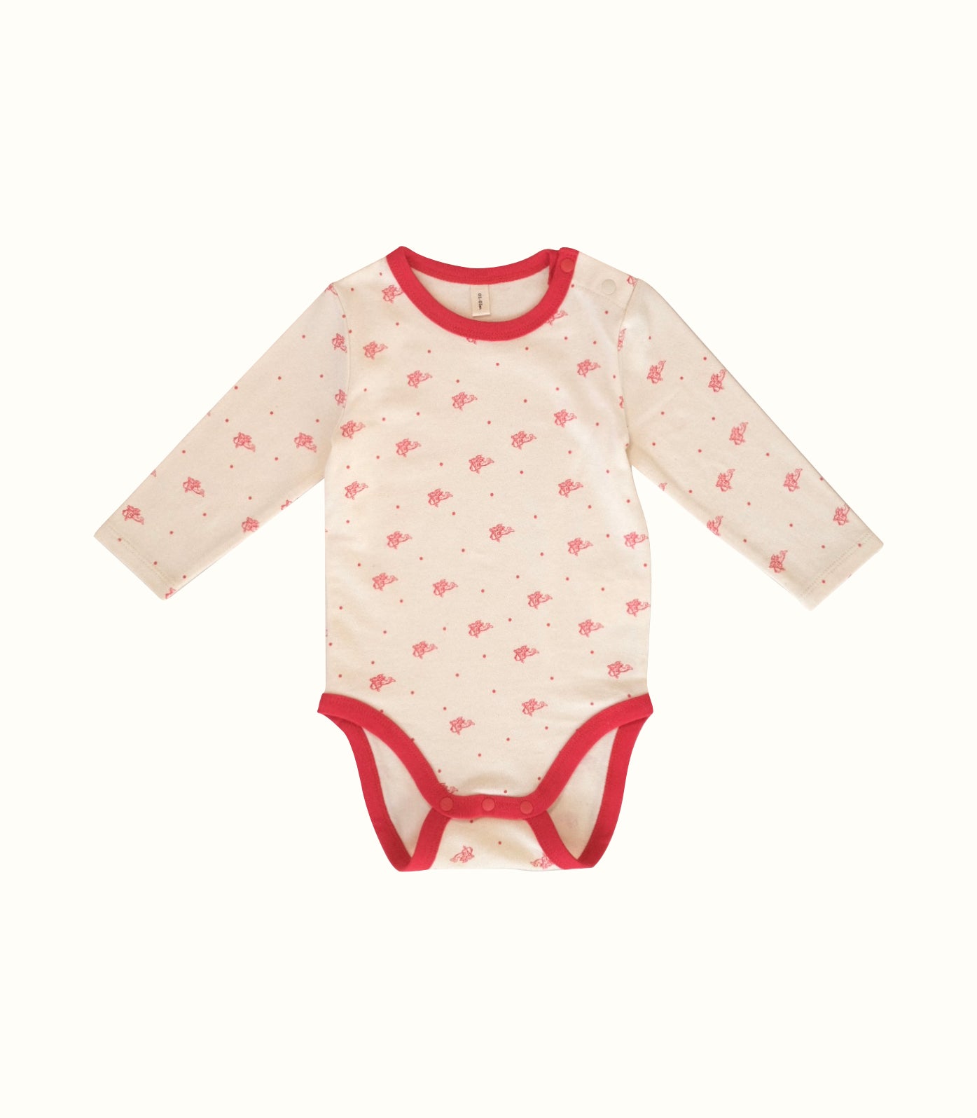 RED ANGEL LONG SLEEVE BODYSUIT