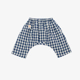 BLUE GINGHAM CHECK PANTS