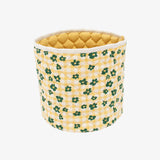 FLOWER CHECK BASKET