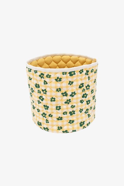 FLOWER CHECK BASKET