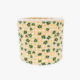 FLOWER CHECK BASKET