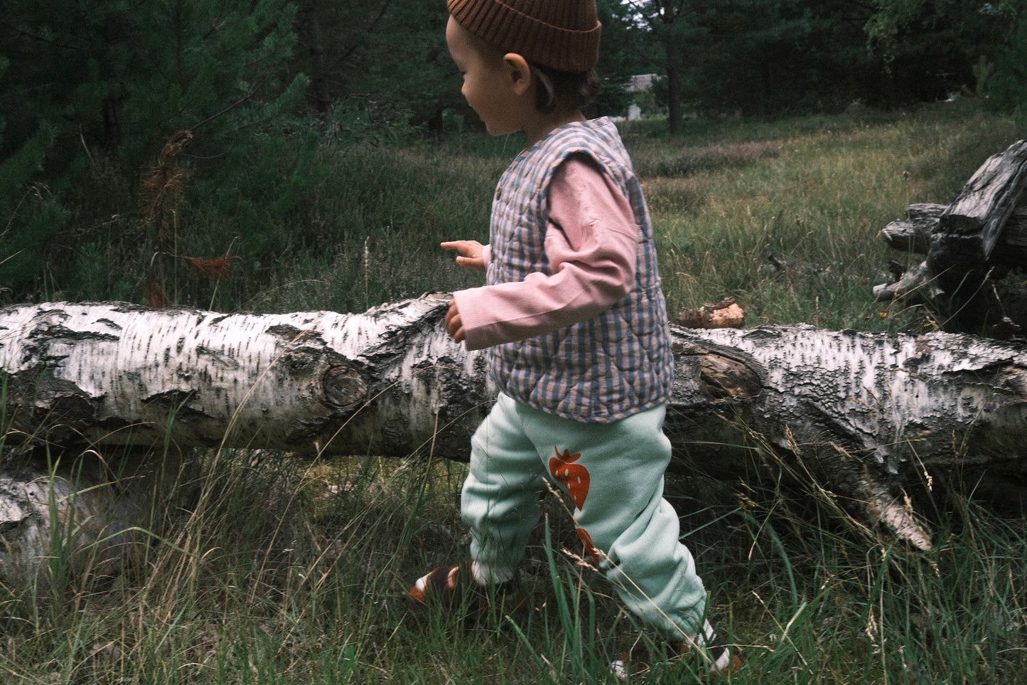 CHECK QUILT VEST