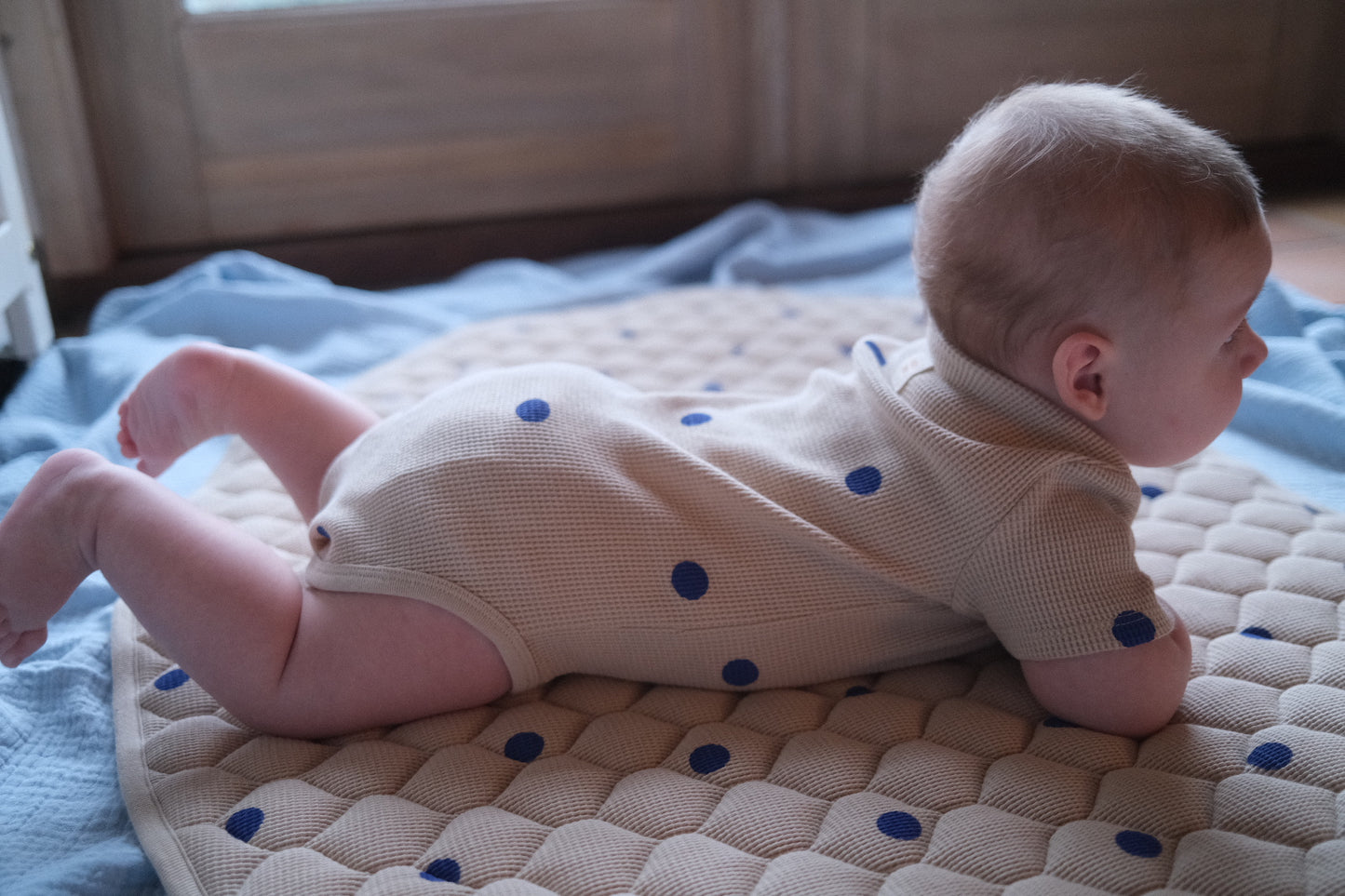 BLUEBERRY WAFFLE BODY SUIT