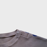 BLUEBERRY WAFFLE OVERSIZED LONG SLEEVE T-SHIRT